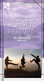 Plakat Sommerfreizeit